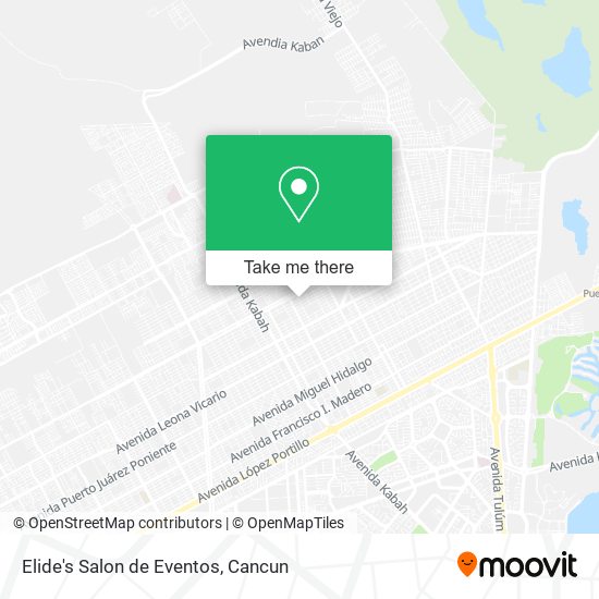 Mapa de Elide's Salon de Eventos