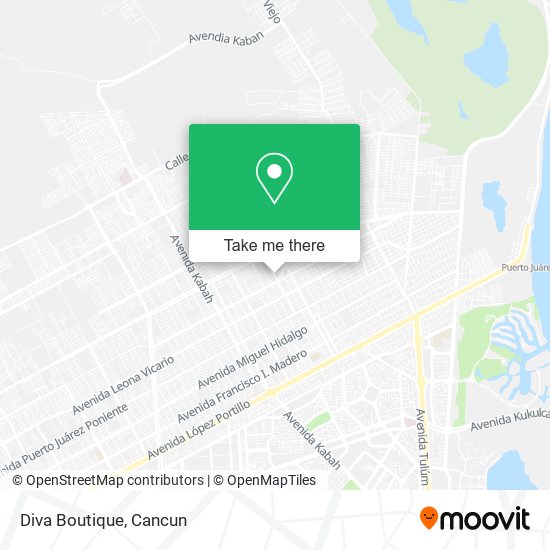 Diva Boutique map