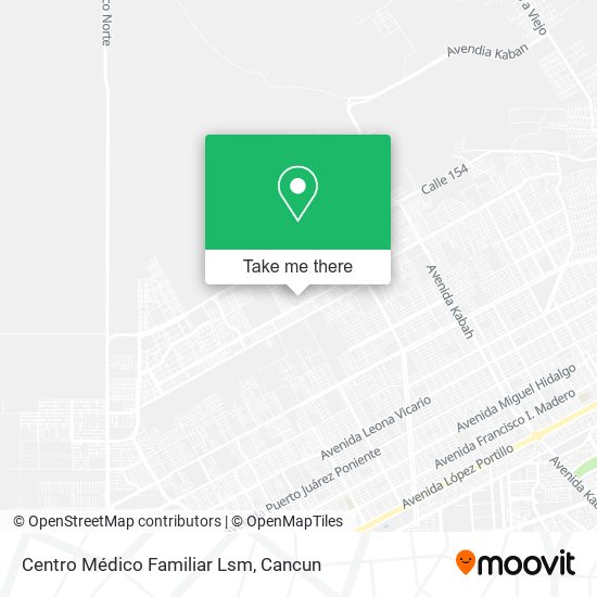 Mapa de Centro Médico Familiar Lsm