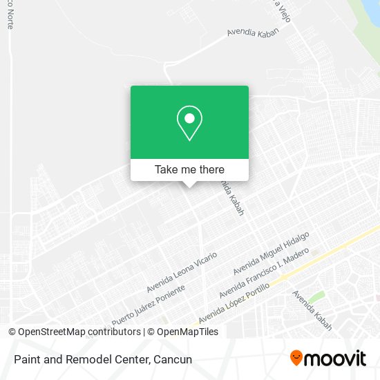 Paint and Remodel Center map