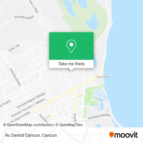 Rc Dental Cancun map