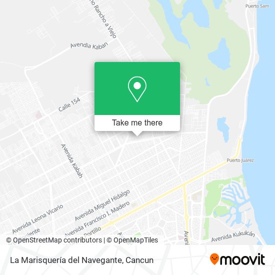Mapa de La Marisquería del Navegante