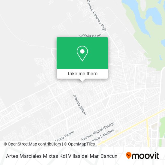 Artes Marciales Mixtas Kdl Villas del Mar map