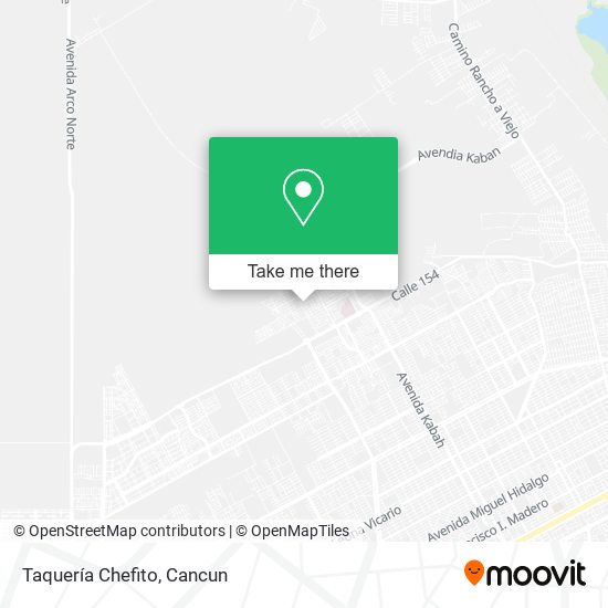 Mapa de Taquería Chefito