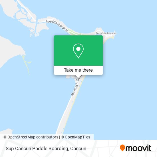 Mapa de Sup Cancun Paddle Boarding