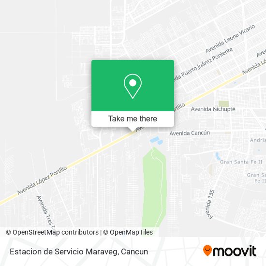 Mapa de Estacion de Servicio Maraveg