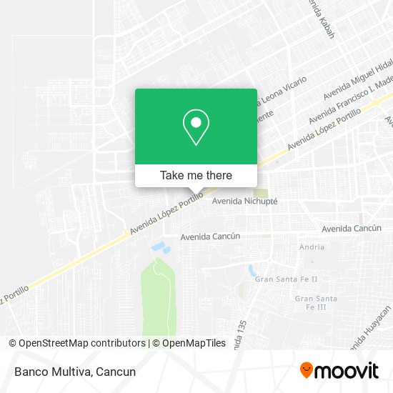 Banco Multiva map