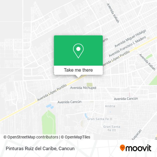 Mapa de Pinturas Ruiz del Caribe