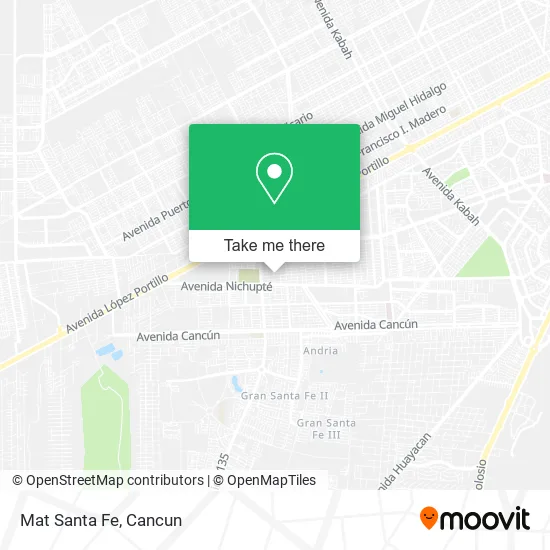 Mat Santa Fe map