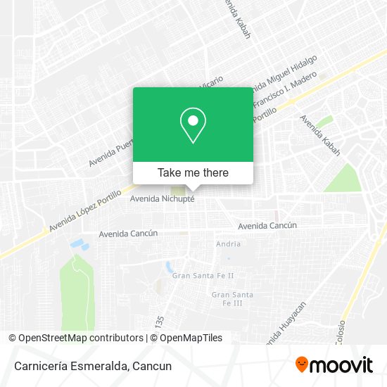 Carnicería Esmeralda map