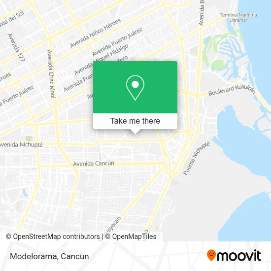 Modelorama map