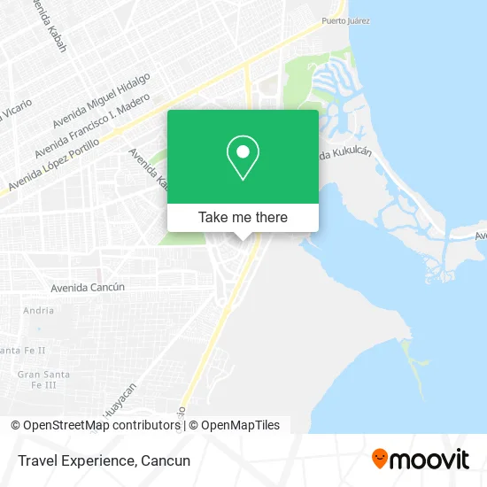 Mapa de Travel Experience