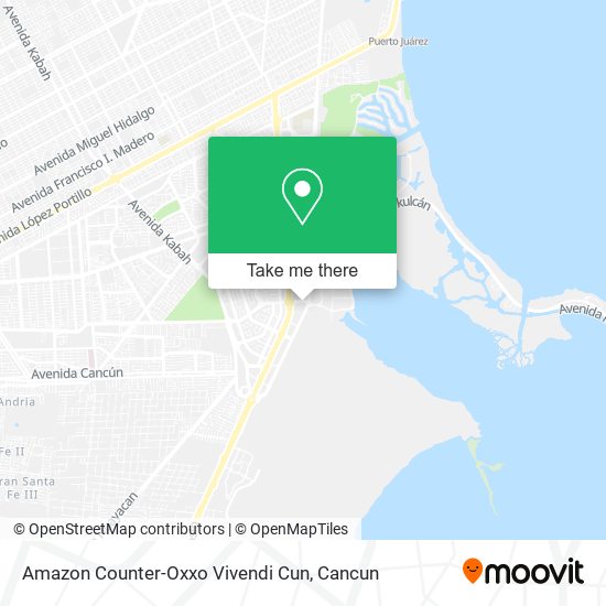 Amazon Counter-Oxxo Vivendi Cun map