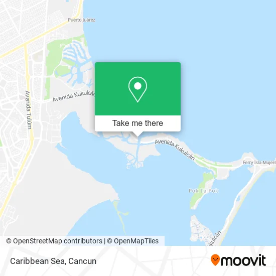Caribbean Sea map