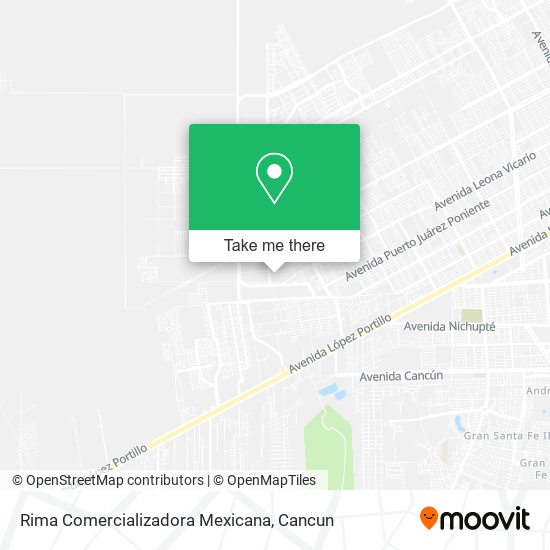 Rima Comercializadora Mexicana map