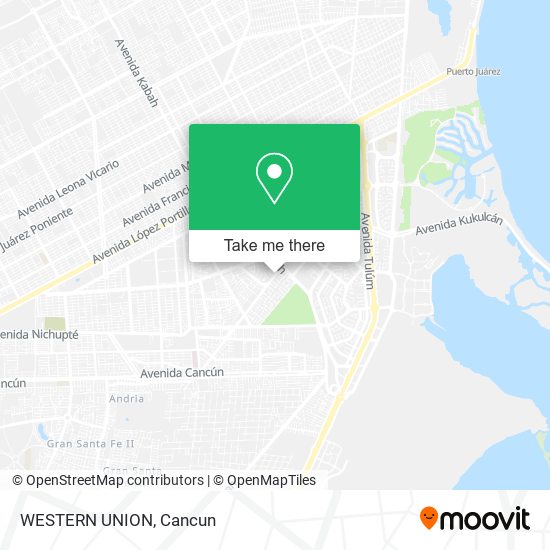 Mapa de WESTERN UNION