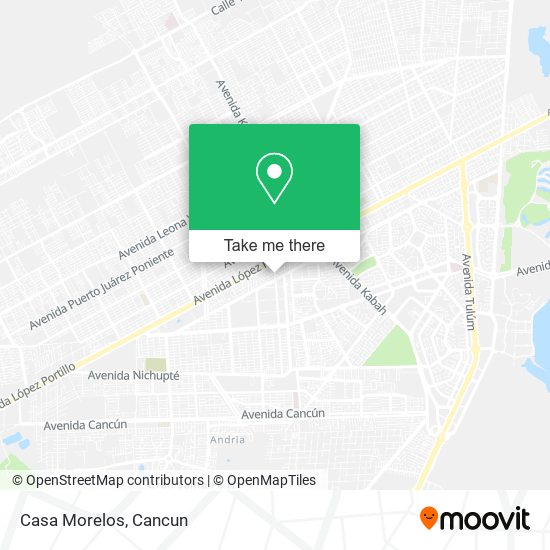 Casa Morelos map