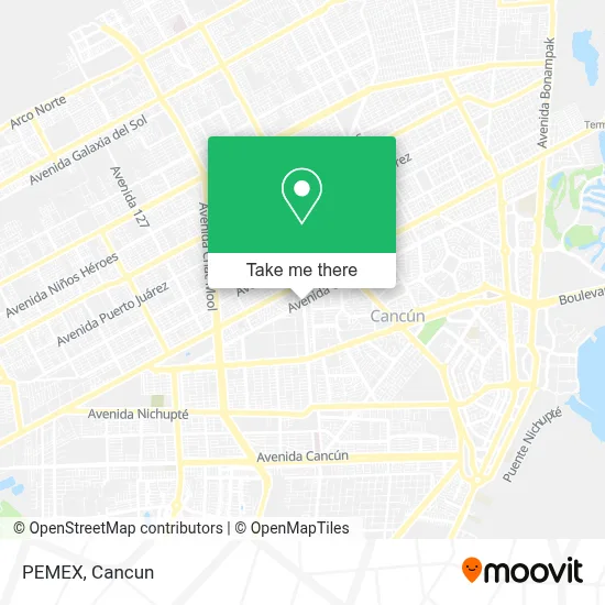 PEMEX map