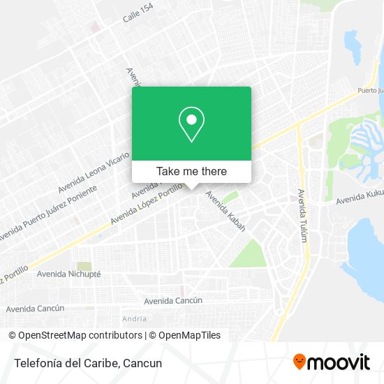 Telefonía del Caribe map