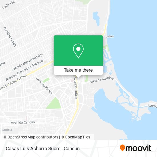 Casas Luis Achurra Sucrs. map
