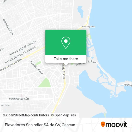 Elevadores Schindler SA de CV map