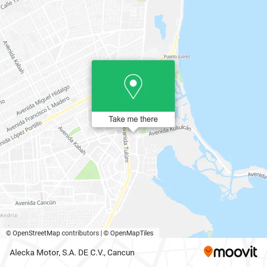 Alecka Motor, S.A. DE C.V. map