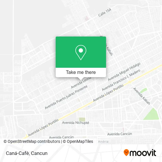 Caná-Cafè map