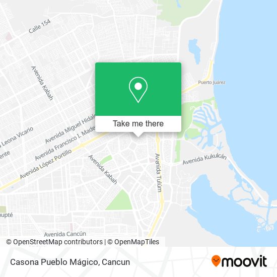 Casona Pueblo Mágico map