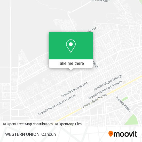 Mapa de WESTERN UNION