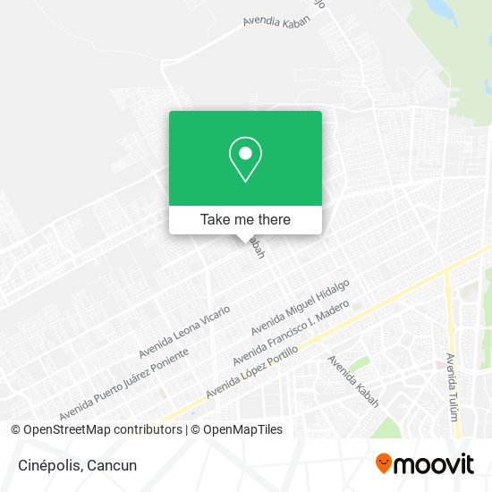 Cinépolis map