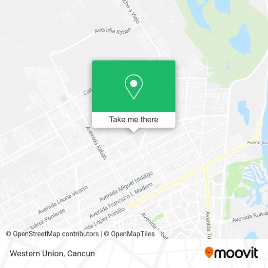 WESTERN UNION map