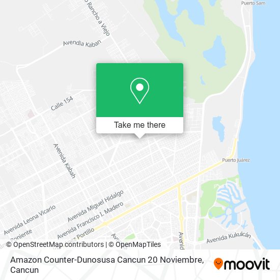 Mapa de Amazon Counter-Dunosusa Cancun 20 Noviembre