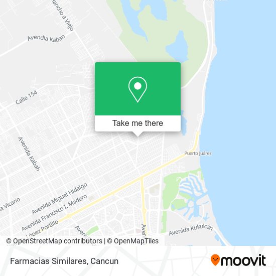 Mapa de Farmacias Similares