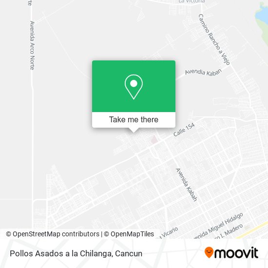 Mapa de Pollos Asados a la Chilanga