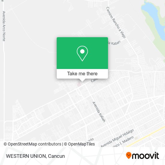 Mapa de WESTERN UNION