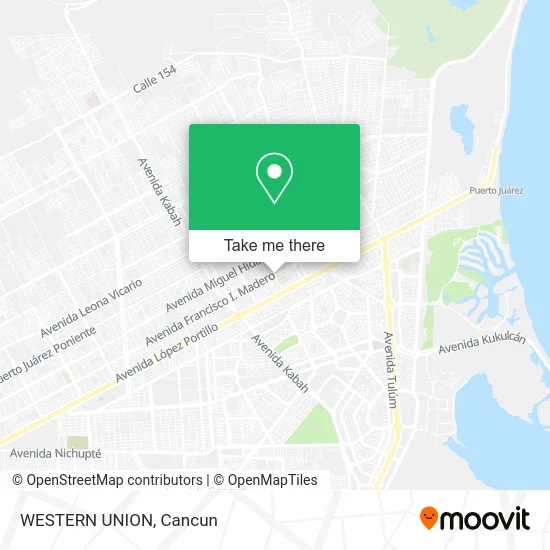 WESTERN UNION map