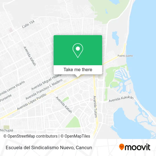 Escuela del Sindicalismo Nuevo map