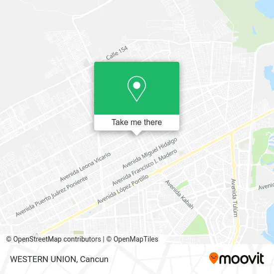 WESTERN UNION map