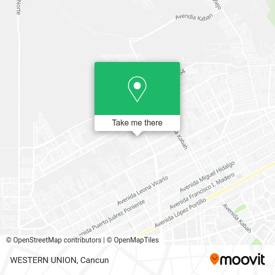 Mapa de WESTERN UNION