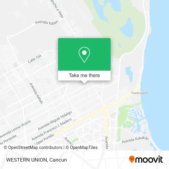 Mapa de WESTERN UNION