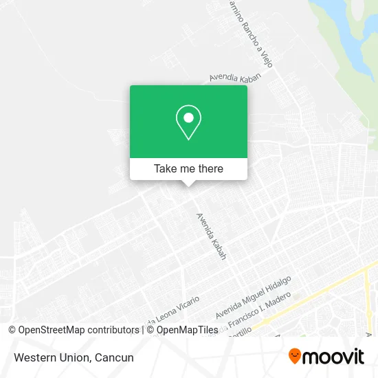 WESTERN UNION map