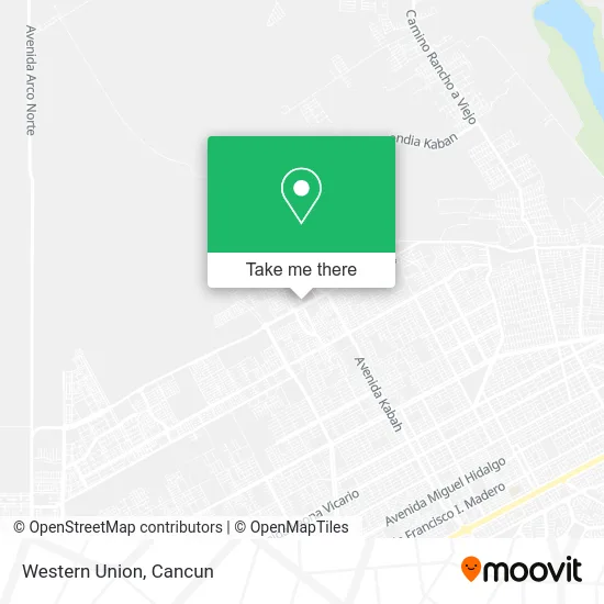 WESTERN UNION map