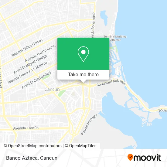 Banco Azteca map