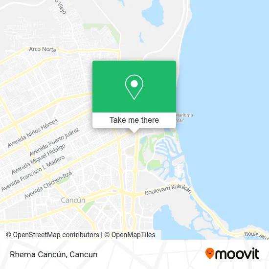 Rhema Cancún map