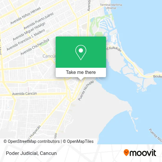 Poder Judicial map