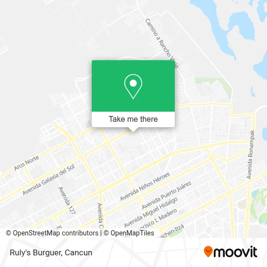 Ruly's Burguer map