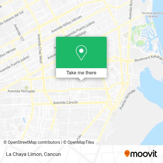 La Chaya Limon map