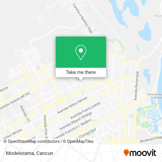 Modelorama map