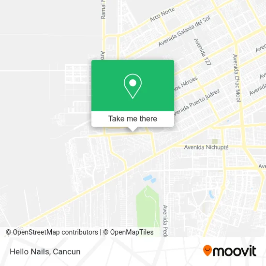 Hello Nails map