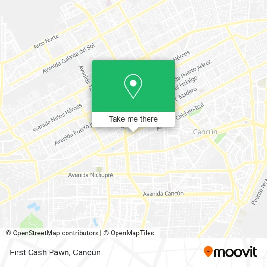First Cash Pawn map